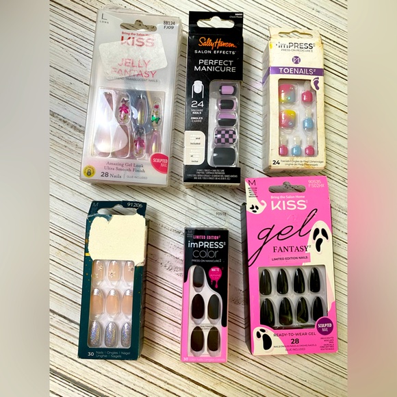 Nail Sets Lot of Six - Picture 1 of 7